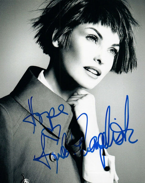 Linda Evangelista Signed Autographed 8x10 Photo Canadian Fashion Model COA VD