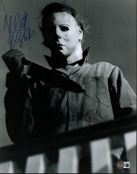Nick Castle Signed Autographed 11x14 Photo Halloween Michael Myers Beckett COA