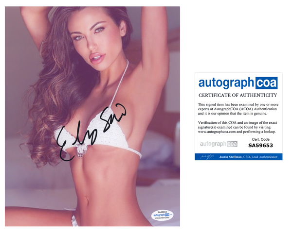 Elizabeth Smith Signed Autographed 8x10 Photo Sexy Playboy Model ACOA COA