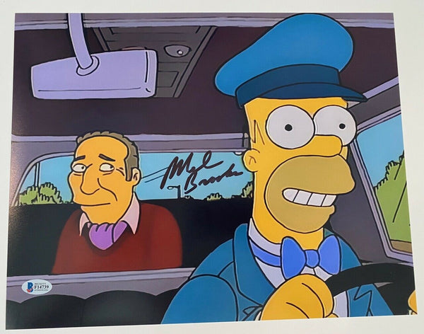 Mel Brooks Signed Autographed 11x14 Photo THE SIMPSONS BAS Beckett COA