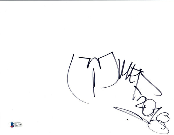 Method Man Signed Autographed Sketch Drawing WU TANG CLAN BAS COA