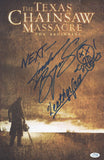Andrew Byzniarski Signed The Texas Chainsaw Massacre Movie Poster 11x17 ACOA COA