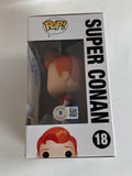 Conan O'Brien Signed Autographed Funko Pop Figure Super Conan 18 Beckett BAS COA