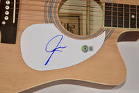 Joe Jonas Signed Full Size Acoustic Guitar Autograph Jonas Brothers Beckett COA