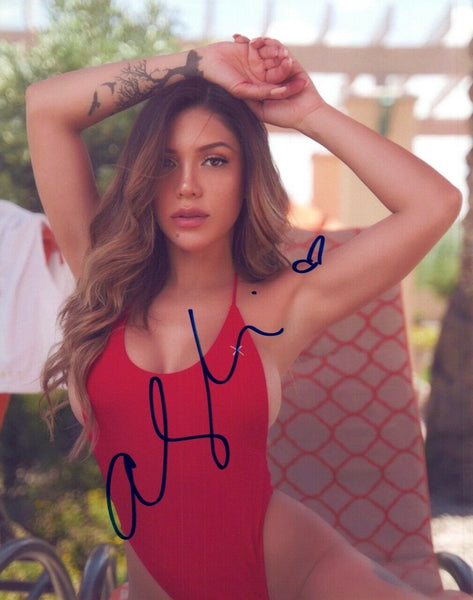 Alyshia Barragan Signed Autographed 8x10 Photo Hot Sexy Model COA