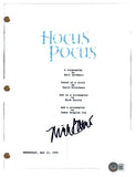 Mick Garris Signed Autograph Hocus Pocus Movie Script Screenplay Beckett COA
