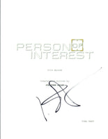 Kevin Chapman Signed Autographed PERSON OF INTEREST Pilot Script COA VD