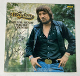 Waylon Jennings Signed Are You Ready For The Country Vinyl LP Album Beckett COA