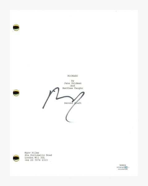 Nicolas Cage Signed Autographed KICKASS Movie Script Screenplay ACOA COA