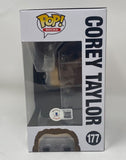 Corey Taylor Slipknot Signed Autographed Funko Pop Figure #177 Proof Beckett COA