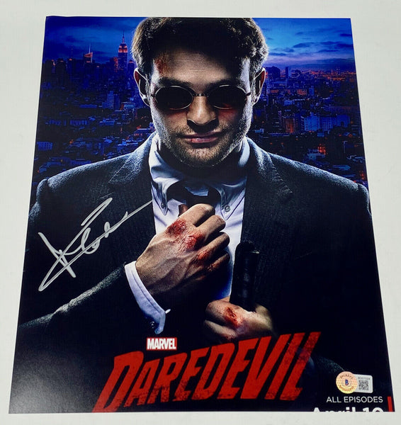 Charlie Cox Signed Autographed 11x14 Photo Daredevil Beckett BAS COA