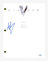 Alexander Ludwig Signed Autographed VIKINGS Pilot Episode Script ACOA COA