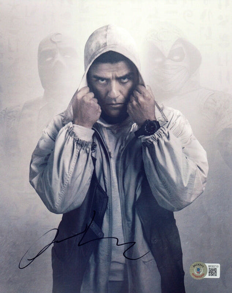 Oscar Isaac Signed Autographed 8x10 Photo Moon Knight Beckett COA