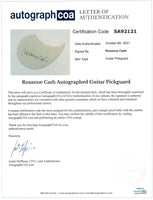 Rosanne Cash Signed Autograph Full Size Acoustic Guitar Johnny Daughter ACOA COA