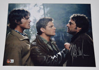 Jeffrey Dean Morgan Signed Autographed 11x14 Photo Supernatural Beckett BAS COA