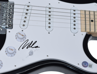 Nate Mendel Signed Autographed Electric Guitar Beckett COA