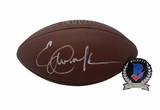 Eric Dickerson Los Angeles Rams Signed Autographed NFL Football HOF Beckett COA
