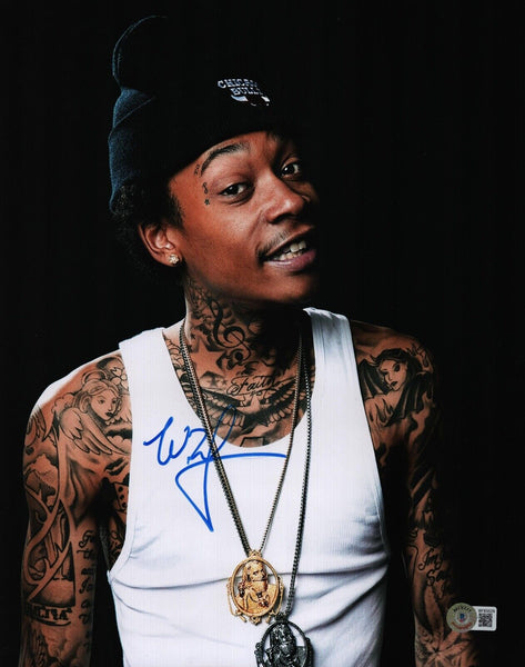 Wiz Khalifa Signed Autographed 11x14 Photo Hip Hop Rapper Beckett COA