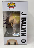 J Balvin Signed Autograph Funko Pop Rocks J Balvin #136 Figure ACOA COA