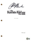Ralph Macchio Signed Autograph The Karate Kid Part III Movie Script Beckett COA