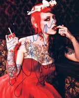 Megan Massacre Signed Autograph 8x10 Photo Tattoo Artist NY INK Hot Sexy COA VD