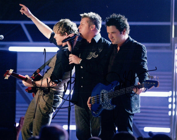 Joe Don Rooney & Jay DeMarcus Signed Autographed 8x10 Photo RASCAL FLATTS COA