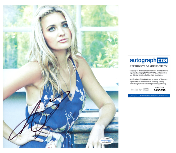 AJ Michalka Signed Autograph 8x10 Photo The Goldbergs Actress Aly & AJ ACOA COA