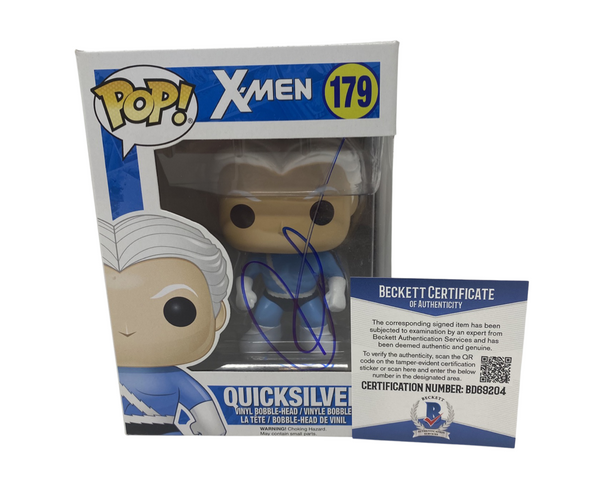 Aaron Taylor Johnson Signed Autographed X-Men Quicksilver Funko Pop Beckett COA