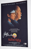 Ralph Macchio Signed The Karate Kid Part II 2 11x17 Movie Poster Beckett BAS COA