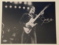 James Burton Elvis Signed 11x14 Photo Elvis Presley TCB Guitarist Beckett COA