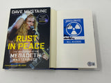 Dave Mustaine Signed Autographed Rust In Peace 1st Ed Book Megadeth Beckett COA