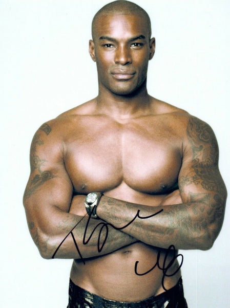 Tyson Beckford Signed Autographed 8x10 Photo Sexy Shirtless Model COA VD