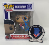 Oscar De La Hoya Signed Autographed Funko Pop #02 Boxing Golden Boy Beckett COA
