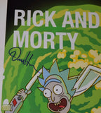 Dan Harmon Signed Autographed 12x18 Poster Photo RICK & MORTY Creator COA