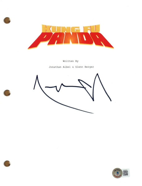 Angelina Jolie Signed Autograph Kung Fu Panda Full Movie Script Beckett COA