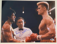 Dolph Lundgren Signed Autographed 11x14 Photo ROCKY IV Ivan Drago Beckett COA