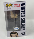 Sebastian Stan Signed Autograph Winter Soldier Funko Pop #701 Avengers ACOA COA