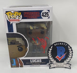 Caleb McLaughlin Signed Autographed Funko Pop Lucas Stranger Things Beckett COA
