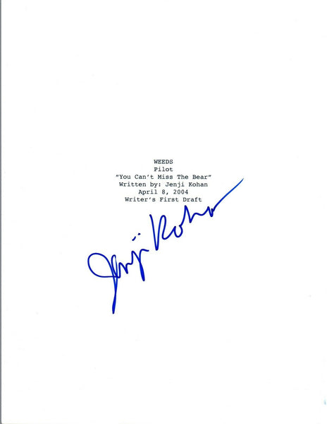 Jenji Kohan Signed Autographed WEEDS Pilot Episode Script COA VD