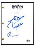 Daniel Radcliffe Rupert Grint Signed Harry Potter Goblet of Fire Script BAS COA