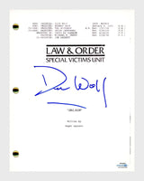 Dick Wolf Signed Autographed Law & Order SVU Chat Room Episode Script ACOA COA