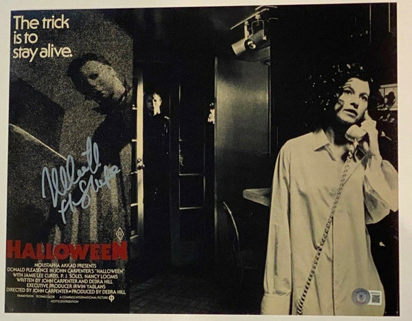 Nick Castle Signed Autographed 11x14 Photo Halloween Michael Myers Beckett COA