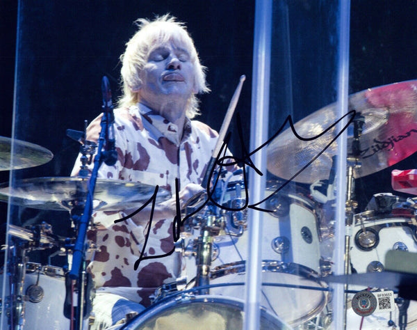 Zak Starkey Signed Autographed 8x10 Photo The Who Oasis Drummer Beckett COA