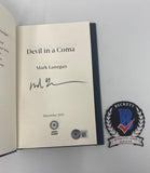 Mark Lanegan Signed Devil In A Coma HC 1st Ed Book Screaming Trees Beckett COA