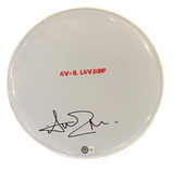 Avril Lavigne Signed Autographed 12" Drumhead Beckett BAS COA