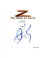Antonio Banderas Signed Autographed THE MASK OF ZORRO Full Movie Script COA