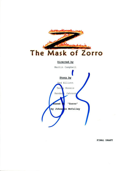 Antonio Banderas Signed Autographed THE MASK OF ZORRO Full Movie Script COA