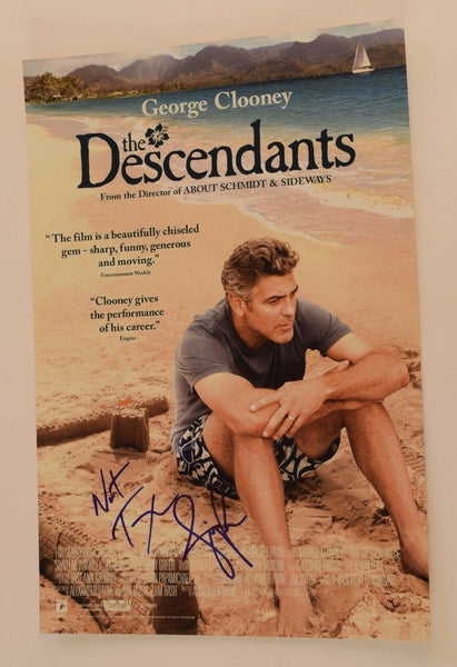 Nat Faxon & Jim Rash Signed Autographed THE DESCENDANTS 12X18 Poster COA VD