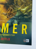 Evan Peters Signed 12x18 Photo Poster The Jeffrey Dahmer Story Autograph BAS COA