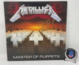 Kirk Hammett Signed Metallica Master of Puppets Vinyl Record Album Beckett COA
